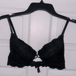 Smart & Sexy Black Lace Push Up Bra
